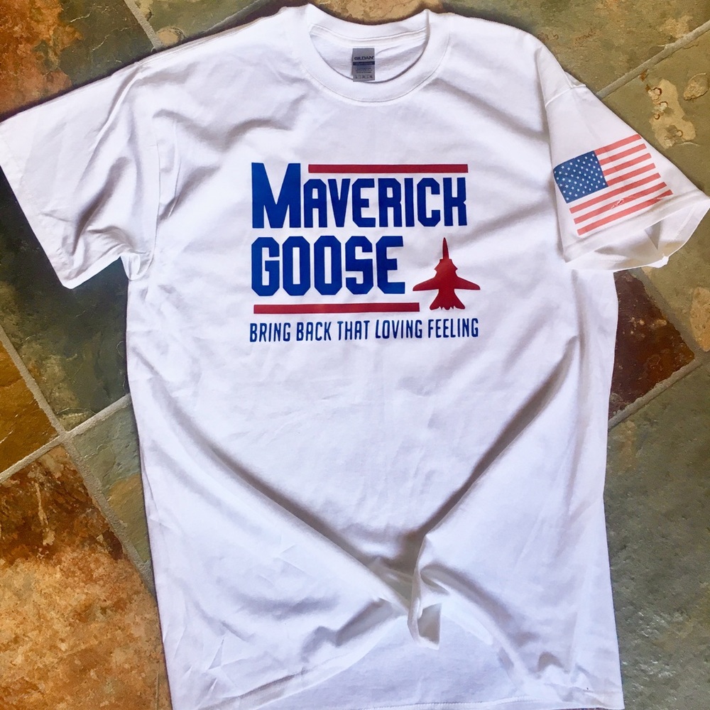 Maverick goose tee shirt!